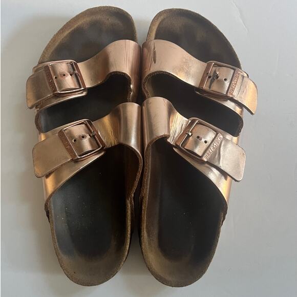 Birkenstock rose gold metallic size 42UK 11US - Picture 1 of 11